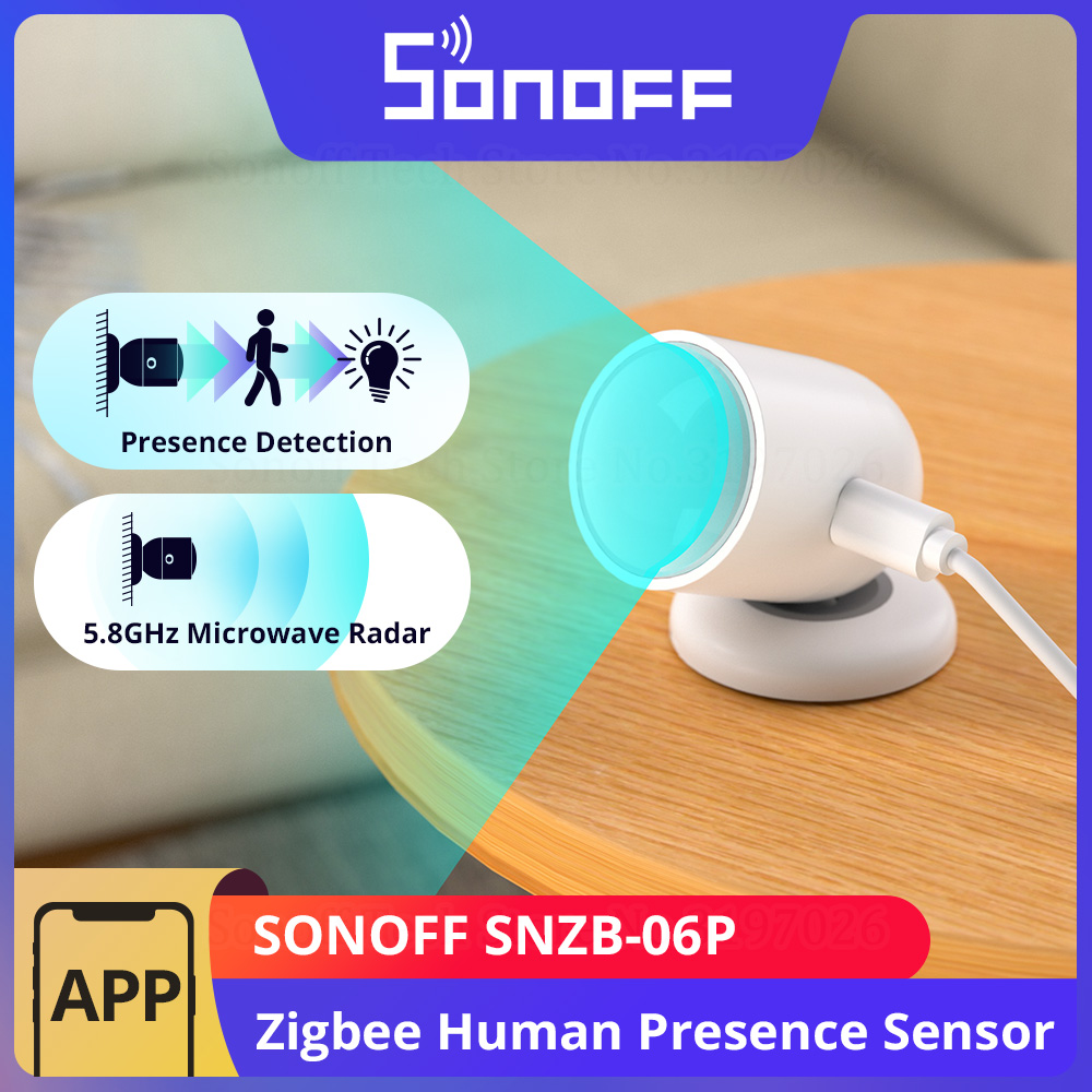 Sonoff Basic Switch - Sonoff-zigbee人体存在センサー、光検知、電子レーダー、zbBridgeによるスマートホーム-pジュエリーインク、alice、alexa、Google、SNZB-06P