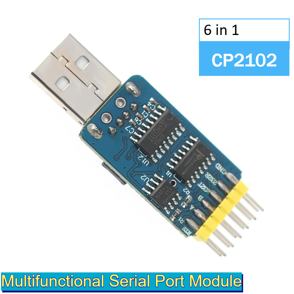 Level Shifter 3.3V - 6 in 1 USB シリアルアダプタ CP2102