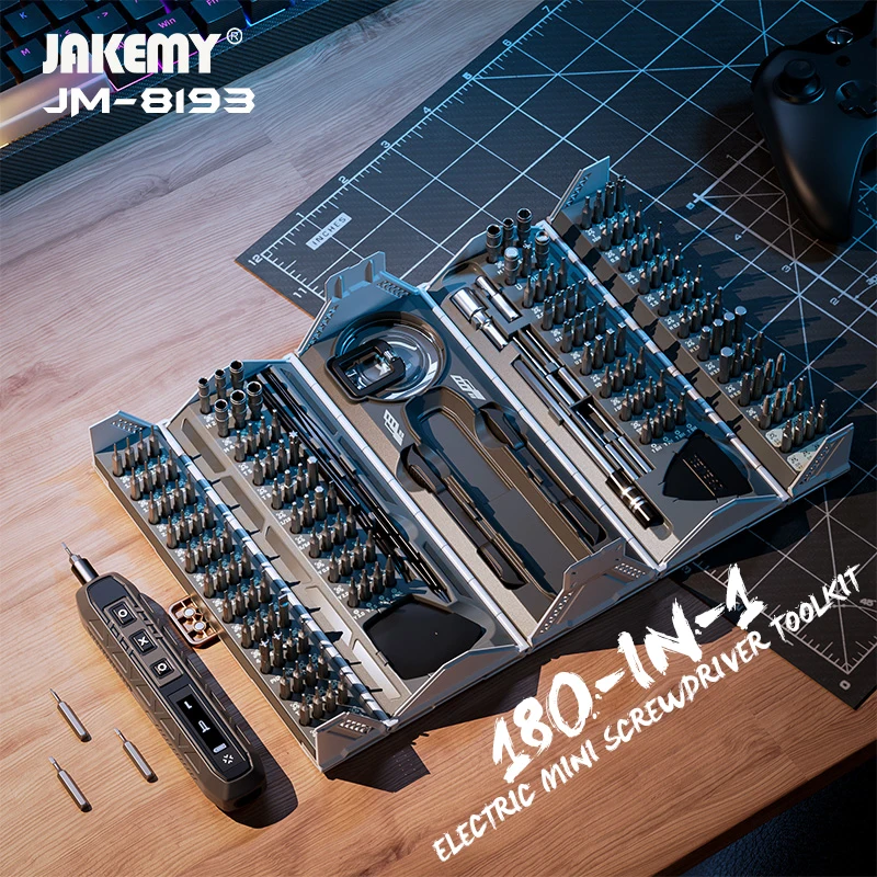 Home Automation System Diy - Jakemy-電気精密ドライバー、多機能、修理、電話、カメラ、ミニ電子機器、180-in-1、JM-8193