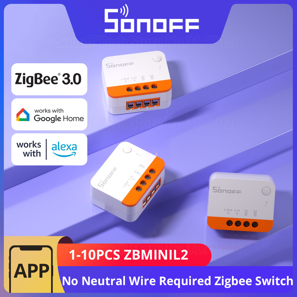 Sonoff Basic Switch - 1-10 個 SONOFF ZBMINIL2 Zigbee 3.0