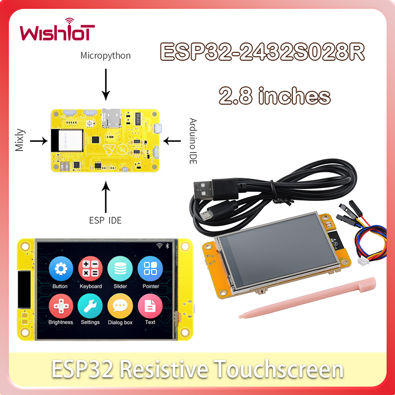 Home Automation Arduino - ESP32-2432S028R 2.8 インチ抵抗膜タッチスクリーン TFT LCD モジュール