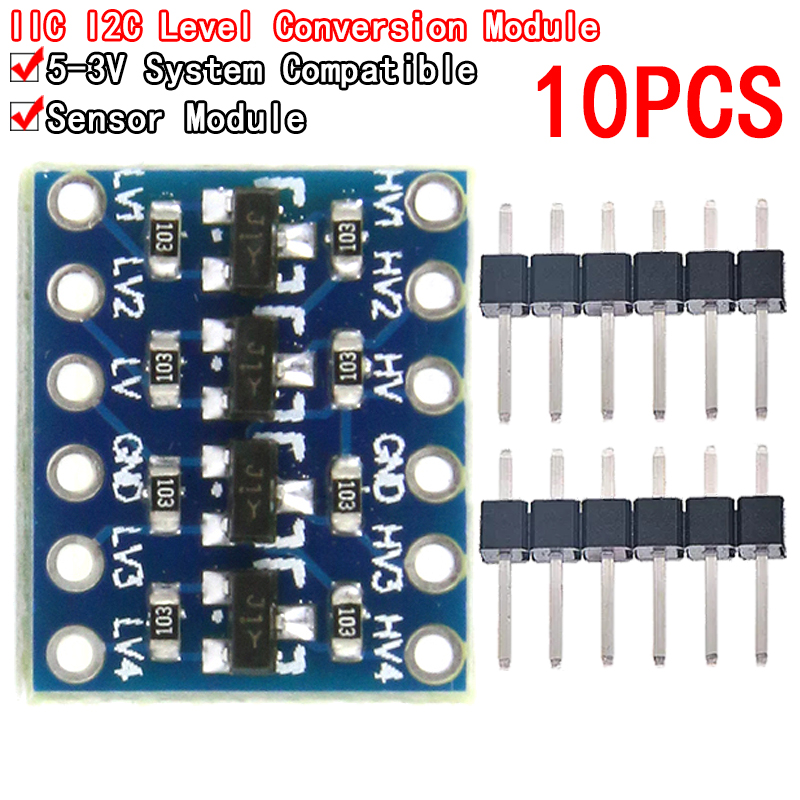 Level Shifter 3.3V - 10 個 4 チャンネル IIC I2C