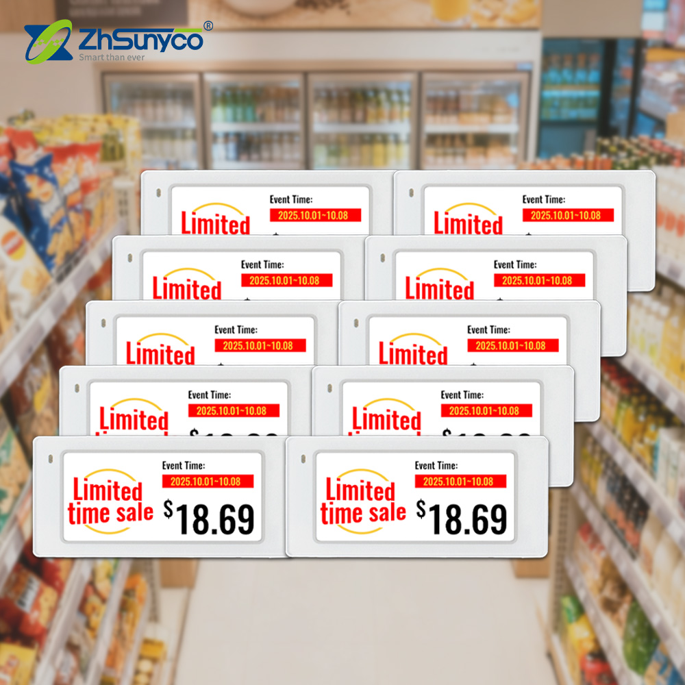 Display Epaper 2.9 - 10 個 2.9 インチサイズデジタル値札 ESL 4