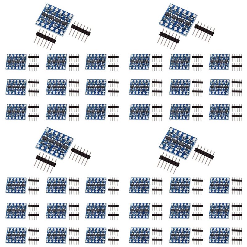 Level Shifter 3.3V - B03B-40個 4チャンネル IIC I2C ロジックレベルコンバーター 双方向モジュール