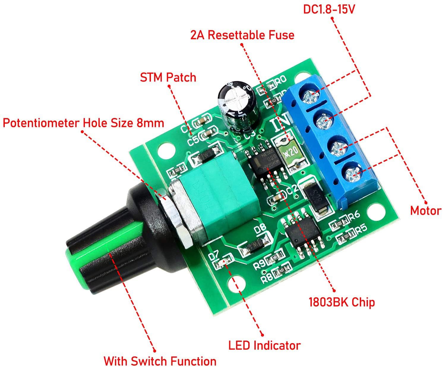 2個/4個/6個入り 1.8V 3V 5V 6V 12V 2 - Level Shifter 3.3V のレビューと価格