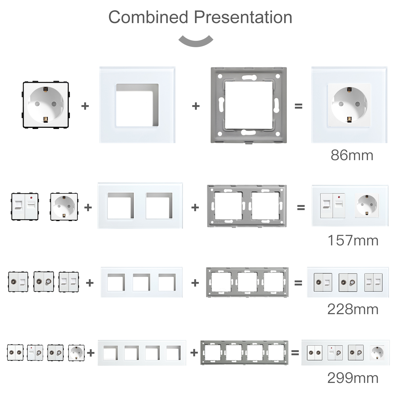 BSEED EU標準USBソケットRJ 45インターネットテ - Home Automation Panel Diy のレビューと価格