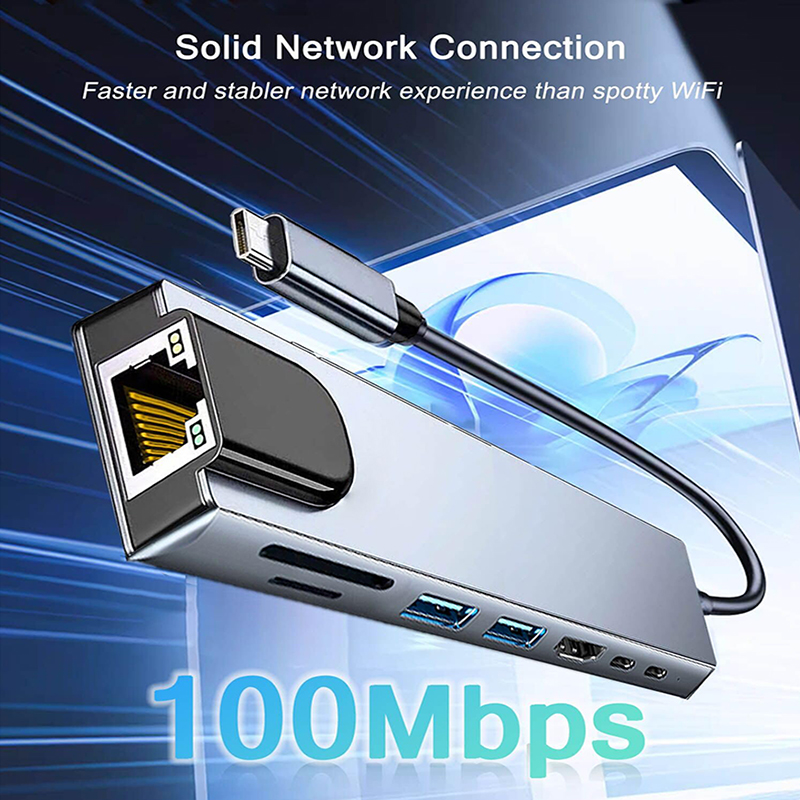 8 In 1 USB Type C ハブ MacBook P - Home Assistant Sd のレビューと価格