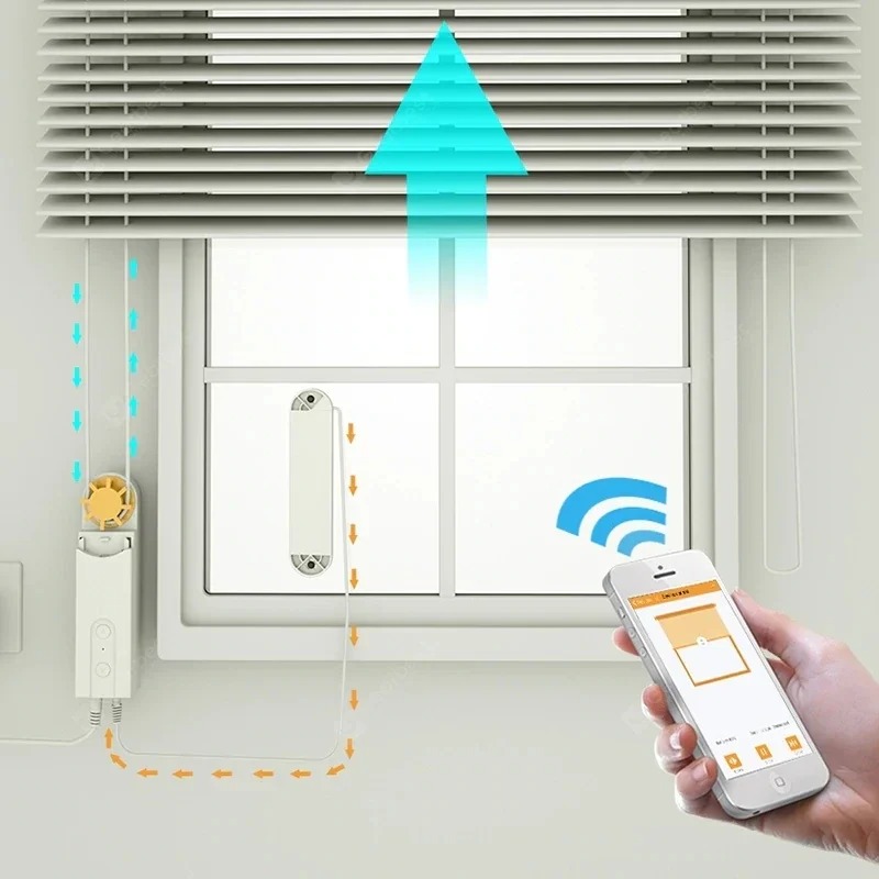 スマート電動チェーンローラーブラインド ドライブモーター D - Home Automation Panel Diy のレビューと価格