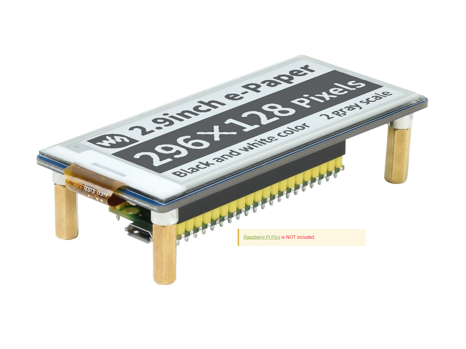 Waveshare Pico-ePaper-2.9、2.9イ - Display Epaper 2.9 のレビューと価格