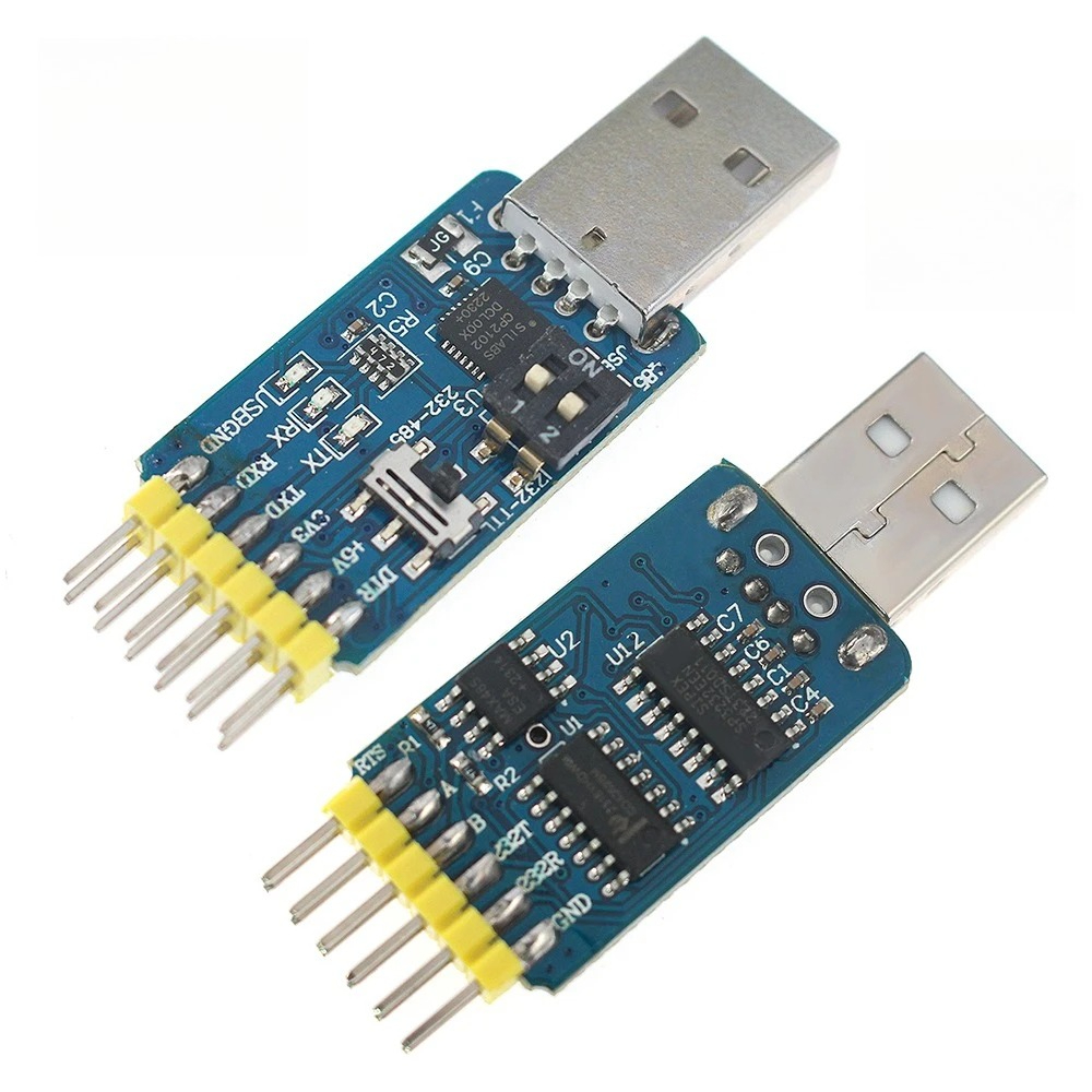 6 in 1 USB シリアルアダプタ CP2102 USB - Level Shifter 3.3V のレビューと価格
