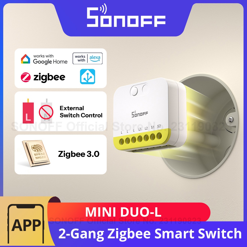 SONOFF MINI DUO-L 2連 Zigbee スマ - Sonoff Basic Switch のレビューと価格