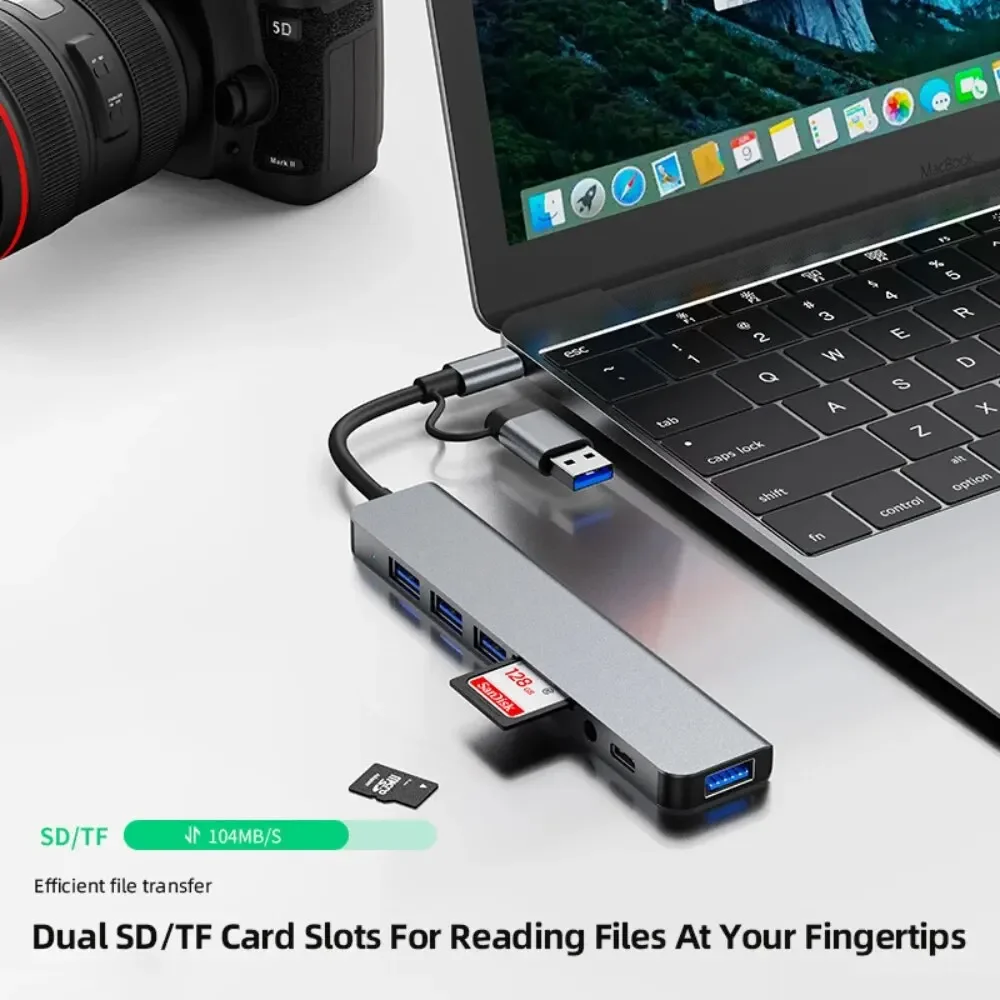 8 In 2 USB-C ハブ 3.0 SD/TF カードリ - Home Assistant Sd のレビューと価格