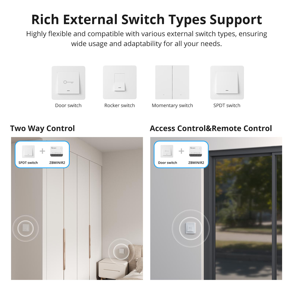 SONOFF ZBMINIR2 Extreme Zigbee - Sonoff Basic Switch のレビューと価格