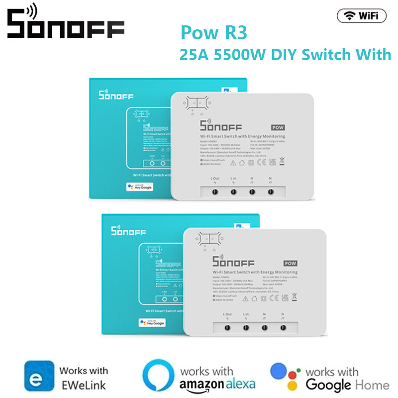 SONOFF POW POWR3/Powr316/POWR3 - Sonoff Basic Switch のレビューと価格