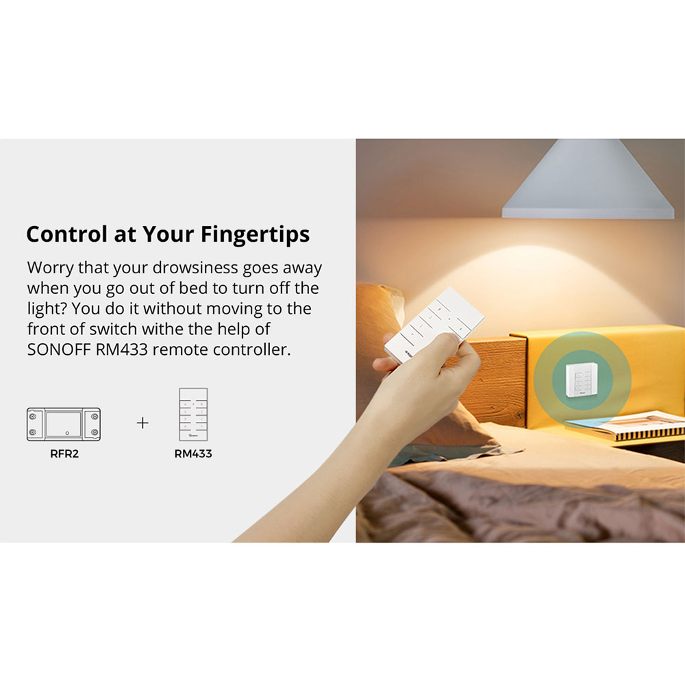 SONOFF BASICR2 RFR2 Wi-Fi 433M - Sonoff Basic Switch のレビューと価格