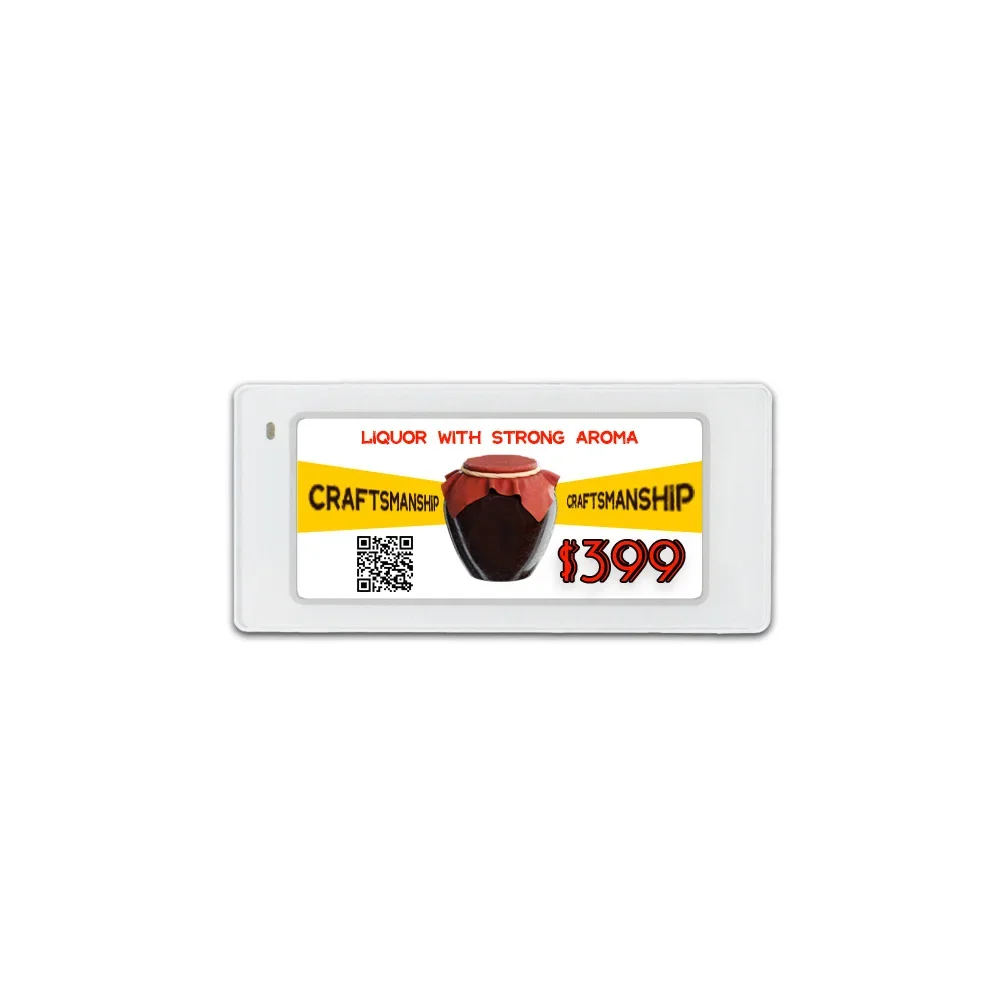 10 個 2.9 インチサイズデジタル値札 ESL 4 色電 - Display Epaper 2.9 のレビューと価格