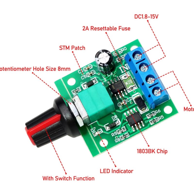 DCモーター速度コントローラー 1.8v 3v 5v 6v  - Level Shifter 3.3V のレビューと価格