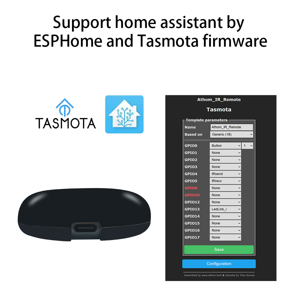 Tasmota MQTT IR リモート コントローラー E - Home Automation Diy のレビューと価格