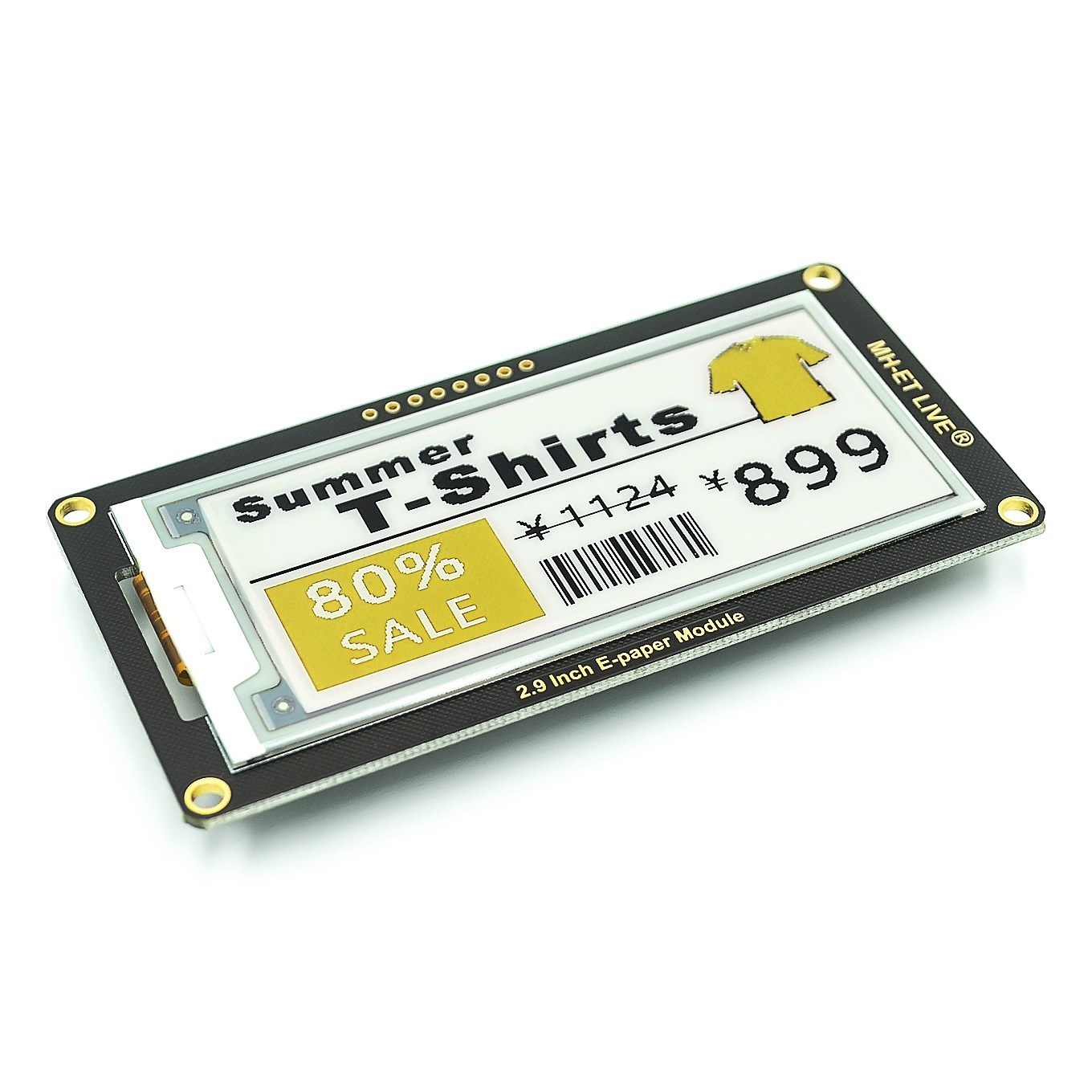 電子ペーパーディスプレイ画面,arduino,uno,stm - Display Epaper 2.9 のレビューと価格